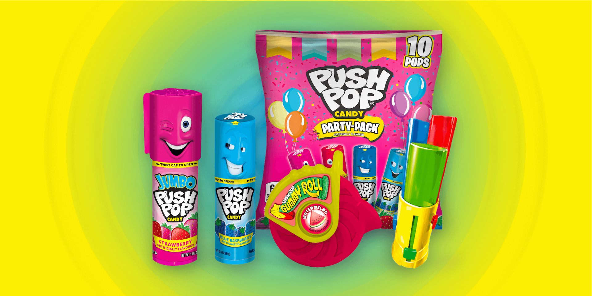 Push Pop® Gummy Roll - Push Pop® Candy